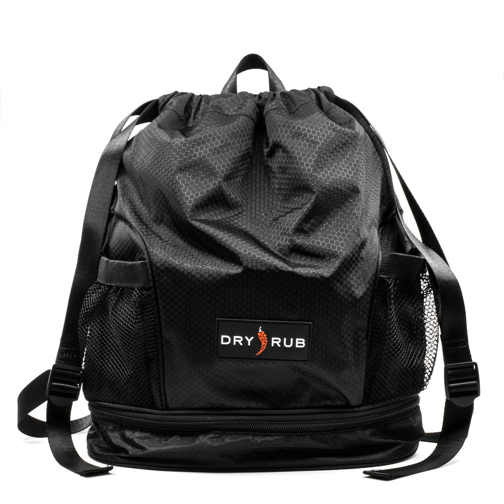 Drawstring Backpack String Bag Waterproof With Shoes Compartment, Wet Dry  Drawstring Bags For Men Women Gym Yoga Shopping Swim