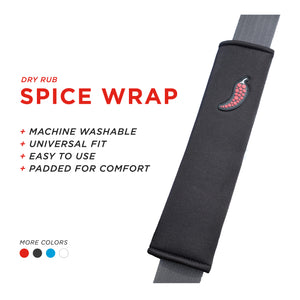 seat belt cover - Dry Rub Spice Wrap